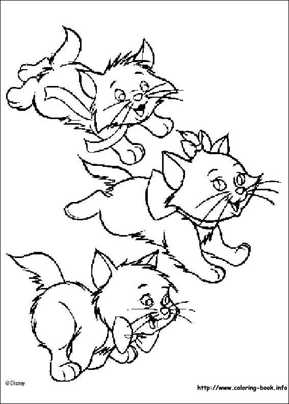 The Aristocats coloring picture